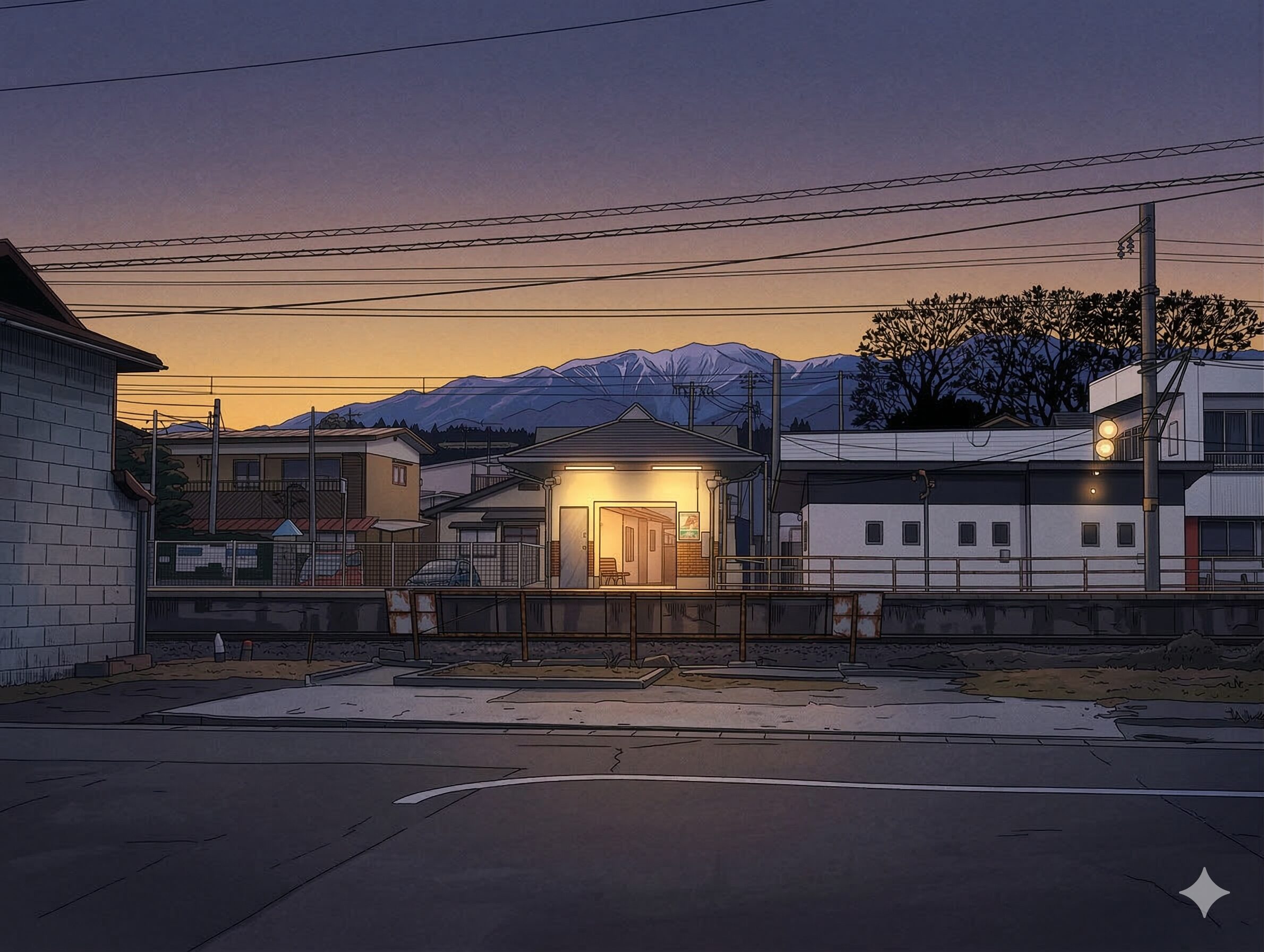 年度末と少し寂しい駅の風景