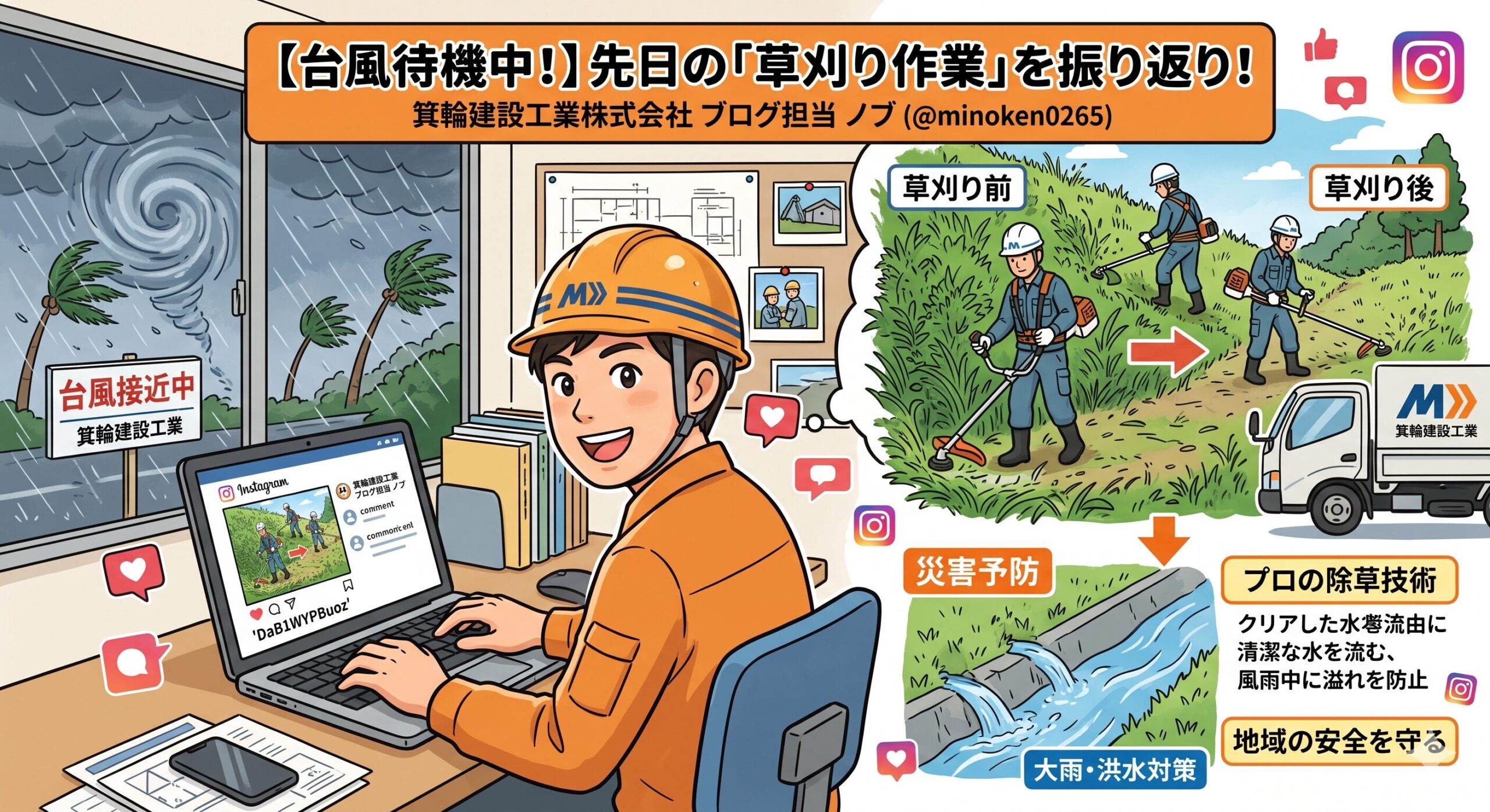 「草刈り作業」を振り返り！